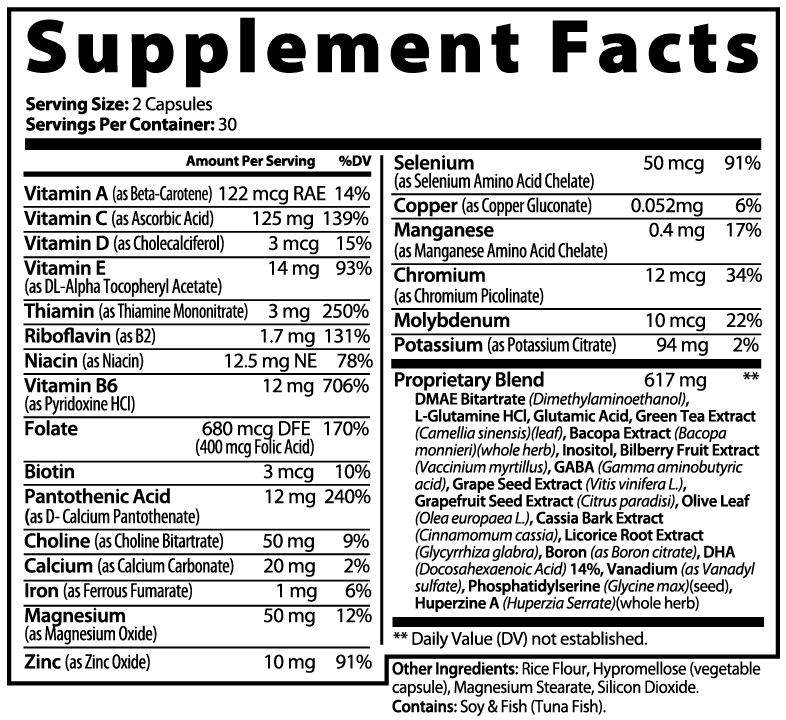 Cognition Brain & Focus Formula